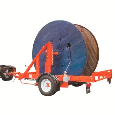 Heavy Duty Commercial Cable Drum Transport Trailer